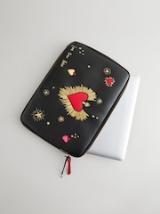 Rockett St George Black Heart Laptop Case - Image 4 of 7