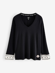 Rockett St George Black/White Lips Pyjamas Set - Image 10 of 13