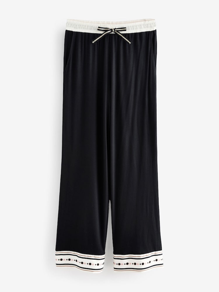 Rockett St George Black/White Lips Pyjamas Set - Image 11 of 13