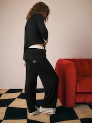 Rockett St George Black/White Lips Pyjamas Set - Image 3 of 13