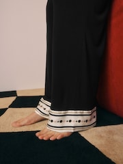 Rockett St George Black/White Lips Pyjamas Set - Image 8 of 13