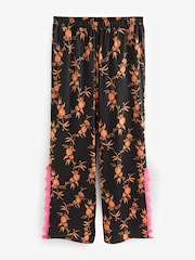 Rockett St George Black Satin Orange Floral Cami Pyjamas - Image 8 of 10
