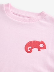 Pink Simple Short Sleeve T-Shirt (3mths-7yrs) - Image 3 of 4
