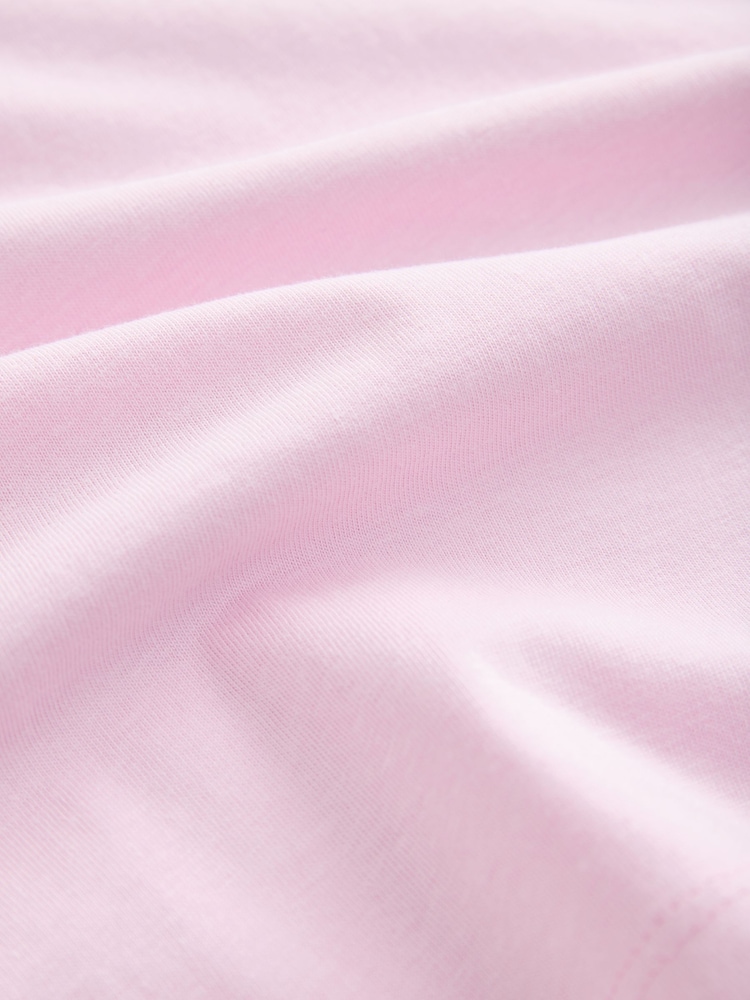Pink Simple Short Sleeve T-Shirt (3mths-7yrs) - Image 4 of 4