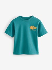 Green Fish Simple Short Sleeve T-Shirt (3mths-7yrs) - Image 1 of 4