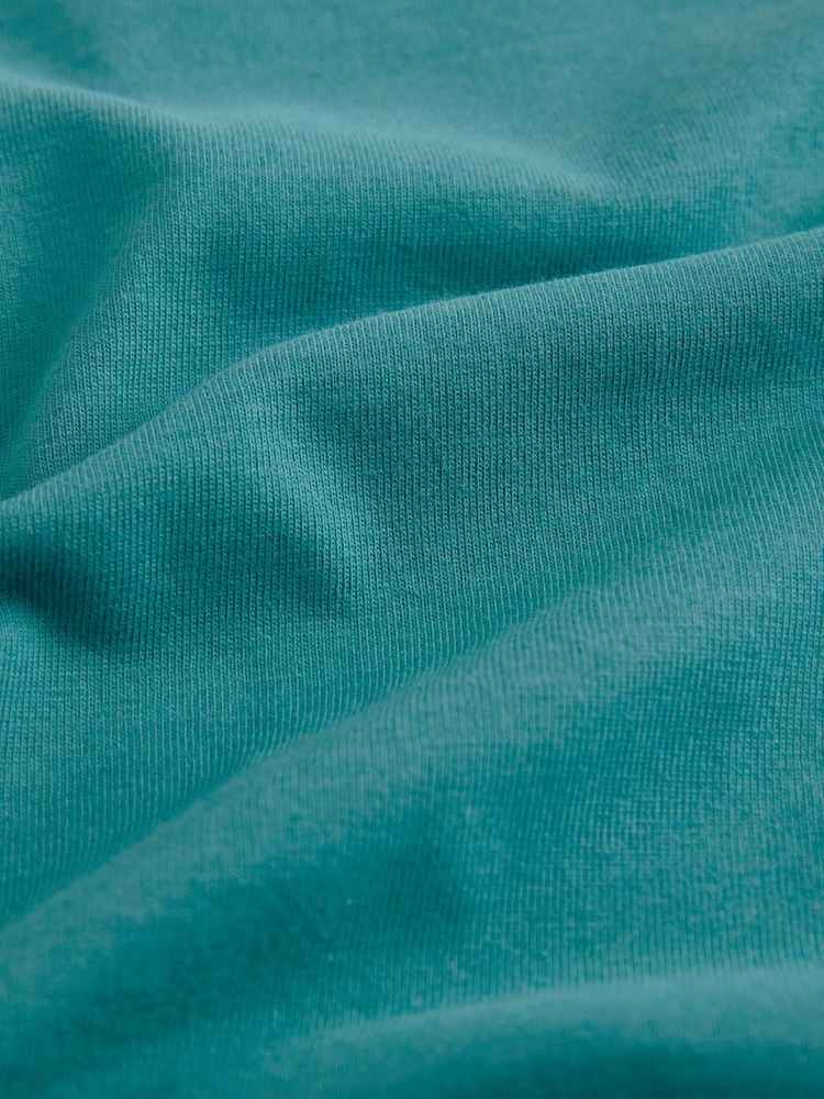 Verde con pececitos - Camiseta sencilla de manga corta (3 meses-7 años) - Imagen 4 de 4 Verde con pececitos - Camiseta sencilla de manga corta (3 meses-7 años) - Imagen 4 de 4