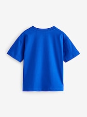 Cobalt Blue Simple Short Sleeve T-Shirt (3mths-7yrs) - Image 2 of 4