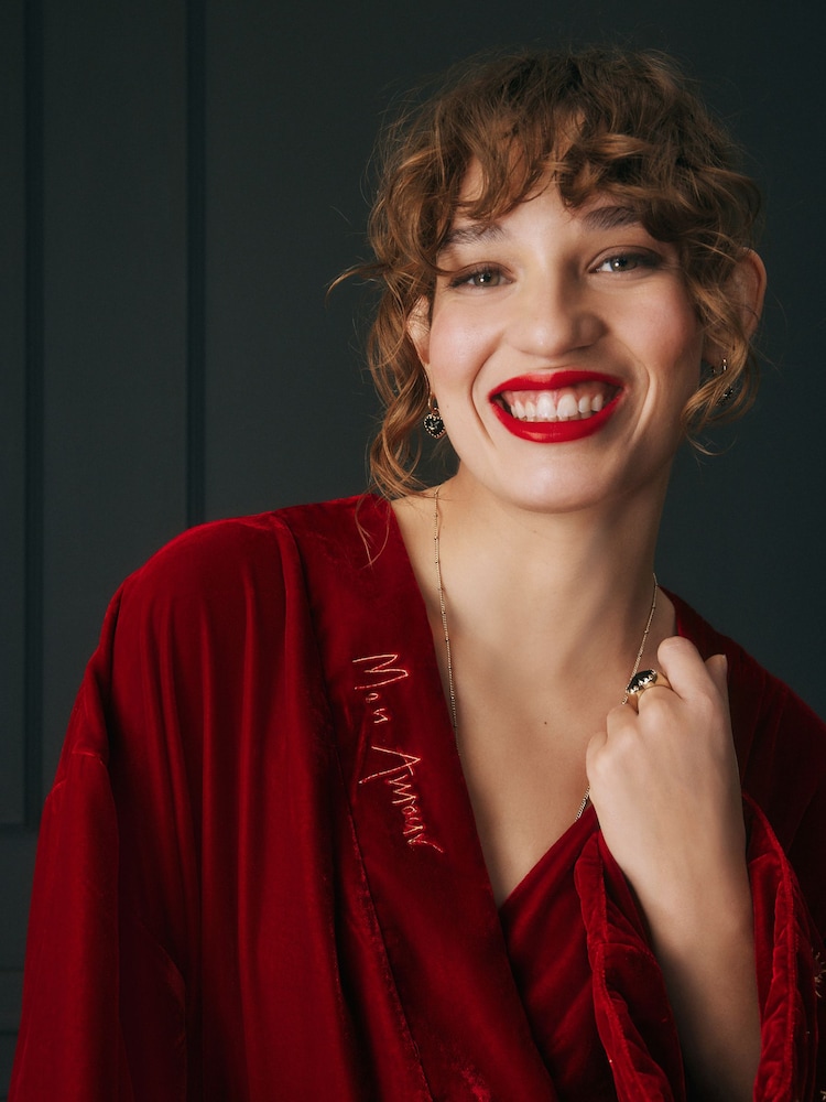Rockett St George Velvet and Beaded Heart Robe - Imagen 2 de 8