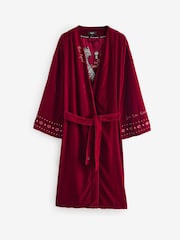 Rockett St George Velvet and Beaded Heart Robe - Imagen 6 de 8