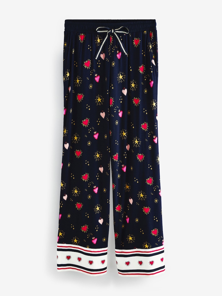 Rockett St George Black/Red Long Sleeve Hearts Pyjamas Set - Image 10 of 11
