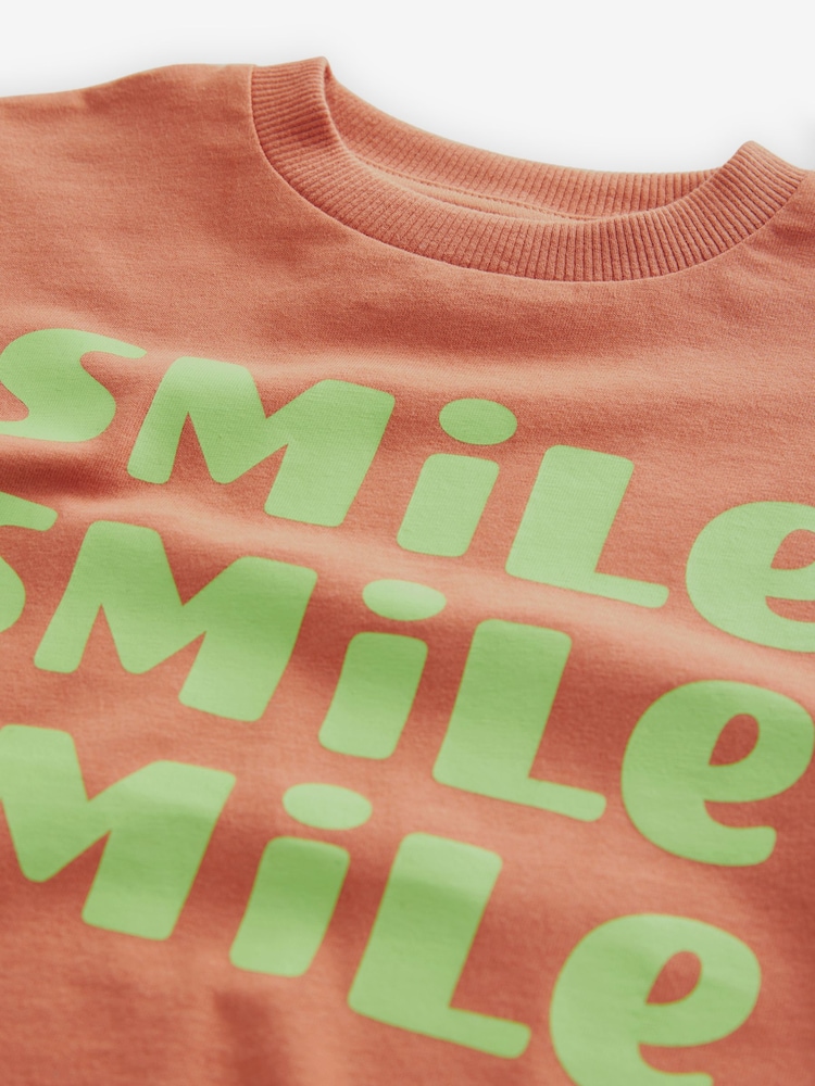 Rust Brown Simple Short Sleeve T-Shirt (3mths-7yrs) - Image 3 of 4