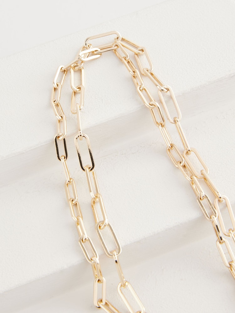 Rockett St George Gold Tone Lock and Key Star Necklace - Image 6 of 6
