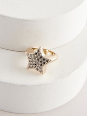 Rockett St George Gold Tone Star Ring - Image 5 of 7
