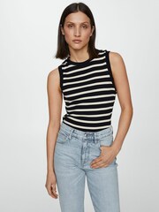 Mango Blue Mom Fit High Waist Jeans - Image 4 of 7
