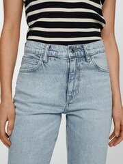 Mango Blue Mom Fit High Waist Jeans - Image 5 of 7