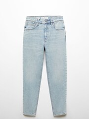 Mango Blue Mom Fit High Waist Jeans - Image 7 of 7