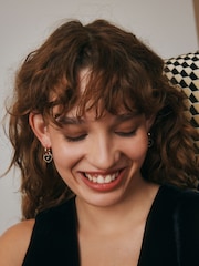 Rockett St George Gold Tone Heart Earrings - Image 3 of 8