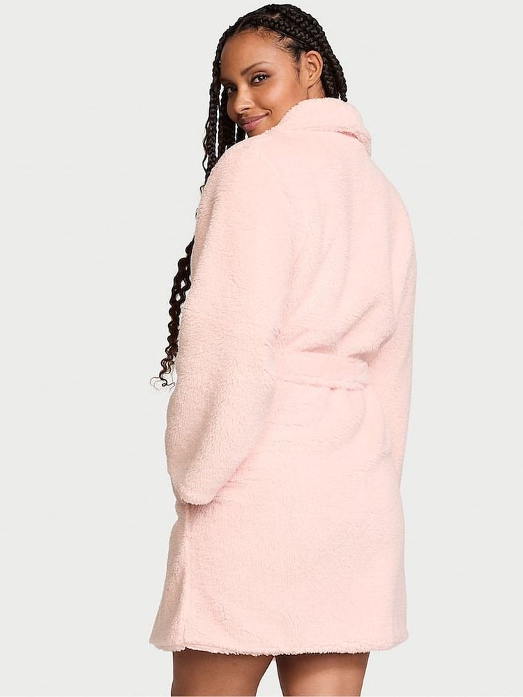 Victoria's Secret Purest Pink Super Cosy Dressing Gown - Image 2 of 4