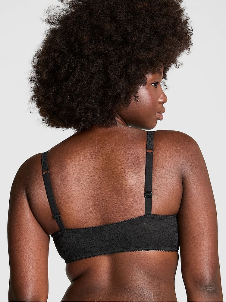 Victoria's Secret PINK Black Balcony Bralette - Image 2 of 3