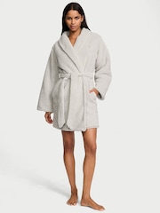 Victoria's Secret Silver Pearl Grey Super Cosy Dressing Gown - Image 1 of 3