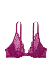 Thriller Paars - Victoria's Secret PINK kanten ongevoerde beha met sterretjesmotief - Image 3 of 3