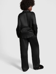 Victoria's Secret PINK Black Diamante Long Pyjama Set - Image 2 of 2