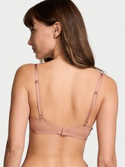 Victoria's Secret Rose Gold Unlined Demi Star Embroidery Bra - Image 2 of 5