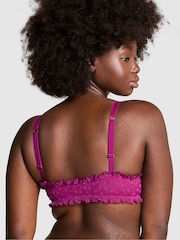 Victoria's Secret PINK Thriller Purple Bralette Star Chaser Lace Unlined Bra - Image 1 of 3