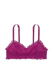 Victoria's Secret PINK Thriller Purple Bralette Star Chaser Lace Unlined Bra - Image 3 of 3