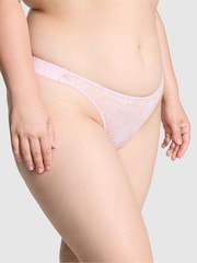 Roze tulp met imitatiediamanten - Victoria's Secret PINK Kanten slipje met bloemenprint - Image 1 of 3