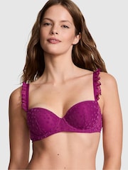Thriller Paars - Victoria's Secret PINK beha van kant met sterretjesmotief - Image 1 of 3