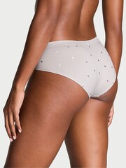 Victoria's Secret Silver Pearl Grey Stars Hipster Knickers - Image 2 of 3