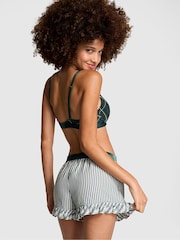 Victoria's Secret PINK Deep Forest Green Stripe Short Pyjama Bottoms - Image 2 of 3