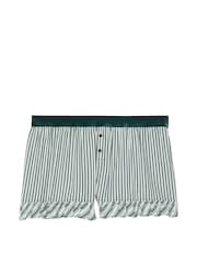 Victoria's Secret PINK Deep Forest Green Stripe Short Pyjama Bottoms - Image 3 of 3