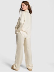 Victoria's Secret PINK Creamer White Diamante Long Pyjama Set - Image 2 of 3