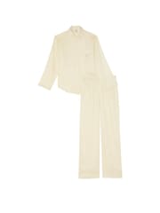 Victoria's Secret PINK Creamer White Diamante Long Pyjama Set - Image 3 of 3