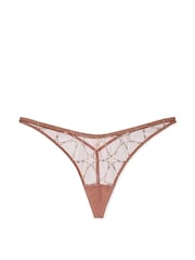Victoria's Secret Rose Gold Star Embroidery Knickers - Image 4 of 5