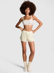 Victoria's Secret PINK Creamer White Diamante Pyjama Shorts - Image 1 of 3