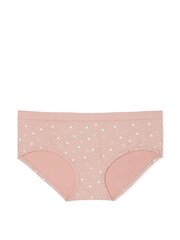 Victoria's Secret Pink Zinc Heart Foil Nude Hipster Knickers - Image 3 of 3