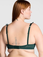 Diep bosgroen - Victoria's Secret PINK beha van kant met sterretjesmotief - Image 2 of 3