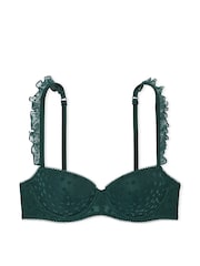 Diep bosgroen - Victoria's Secret PINK beha van kant met sterretjesmotief - Image 3 of 3