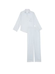 Victoria's Secret PINK Hydrangea Blue Diamante Long Pyjama Set - Image 3 of 3