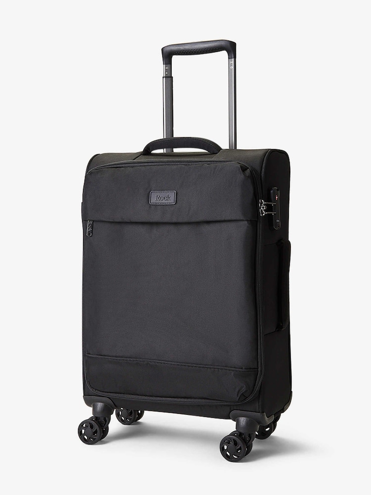 Rock Paris Cabin Black Suitcase - Image 1 of 5