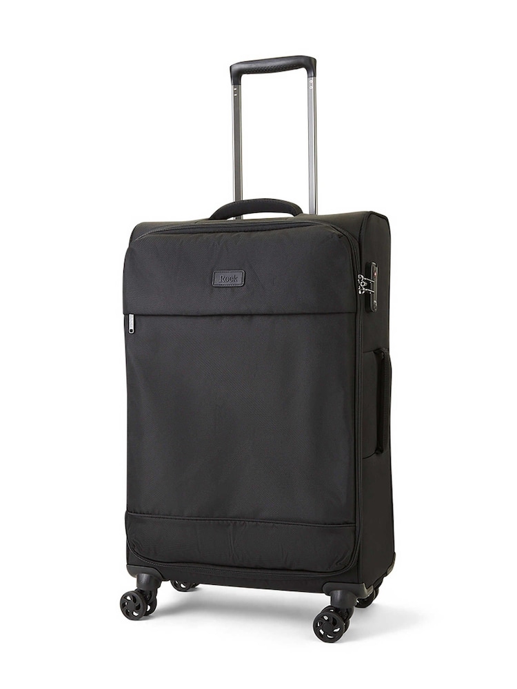 Rock Paris Black Suitcase 3 PC - Image 2 of 5