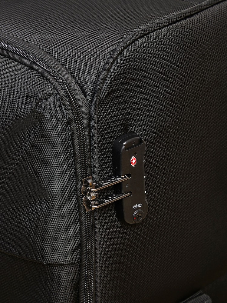 Rock Paris Black Suitcase 3 PC - Image 5 of 5