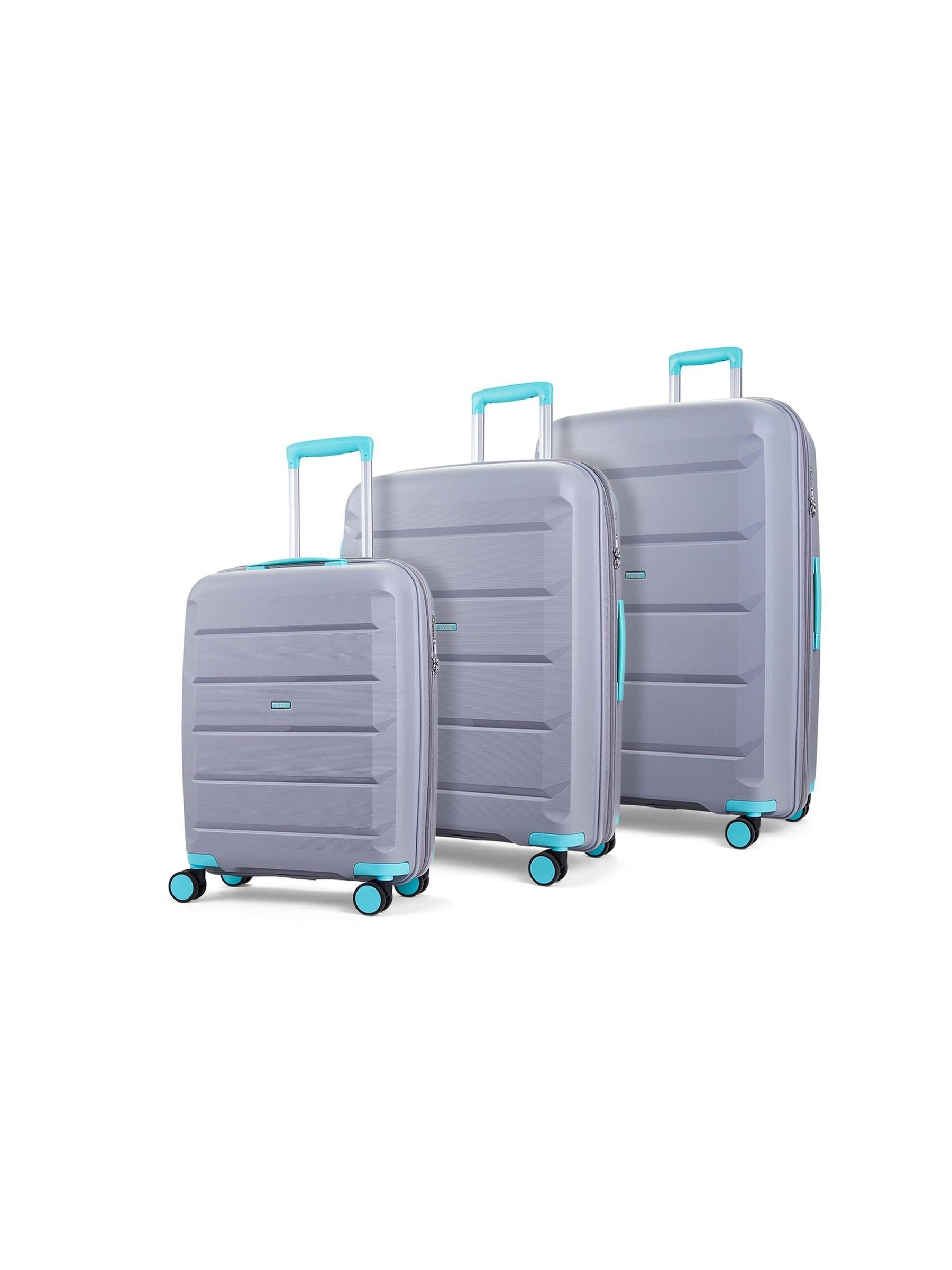 George Light Grey Rock Tr-0239-Gaq Tulum Grey 3Pc Suitcase Set - Image 5