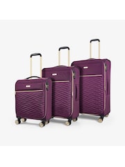 Rock Luggage Sloane Suitcase 3 Piece Set - Image 1 of 5