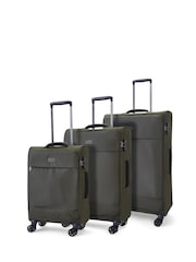 Rock Green Paris Suitcase 3 PC - Image 1 of 5