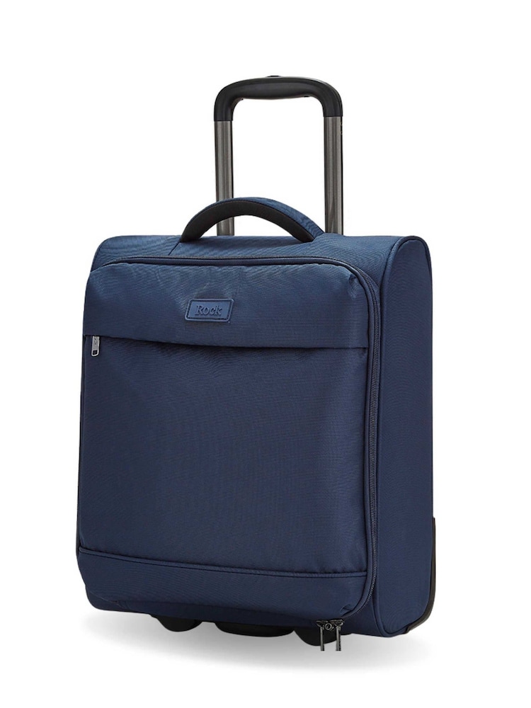 Rock Blue Paris Underseat Suitcase - Image 2 of 3