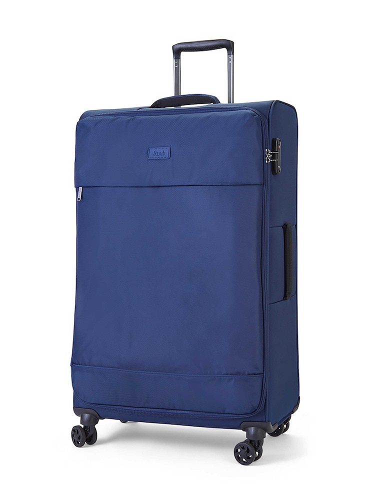 Rock Large Blue Paris Suitcase - Image 1 of 5